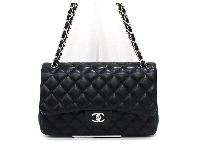 Chanel Bolso de hombro con cadena plateada Negro - vista 2