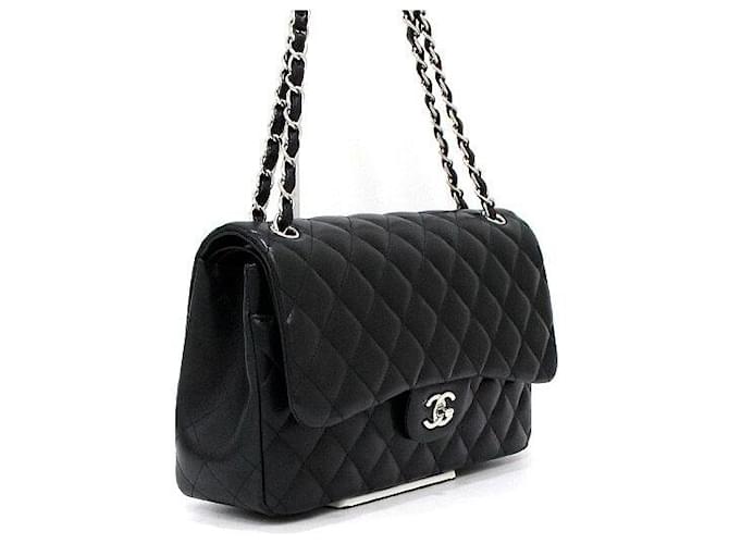 Chanel Bolso de hombro con cadena plateada Negro - vista 4