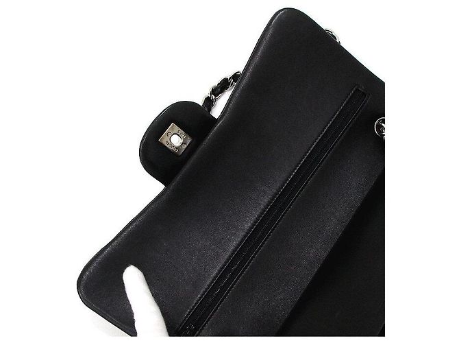 Chanel Bolso de hombro con cadena plateada Negro - vista 6