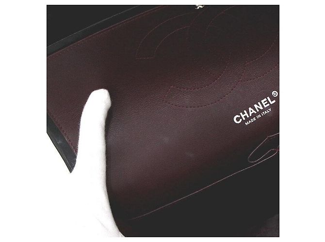 Chanel Bolso de hombro con cadena plateada Negro - vista 8