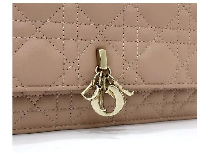 Borsa Tote My Dior Cannage Rosa e Borsa a Tracolla con Catena - vista 11