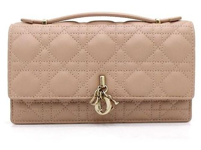 Borsa Tote My Dior Cannage Rosa e Borsa a Tracolla con Catena - vista 2