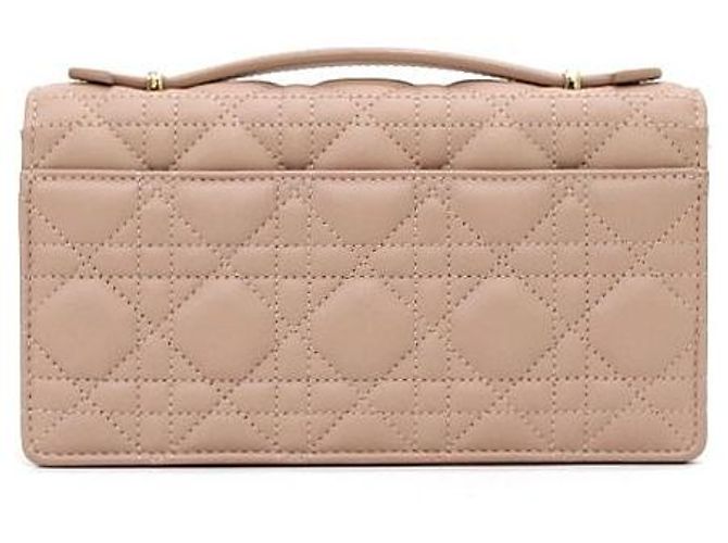 Borsa Tote My Dior Cannage Rosa e Borsa a Tracolla con Catena - vista 5