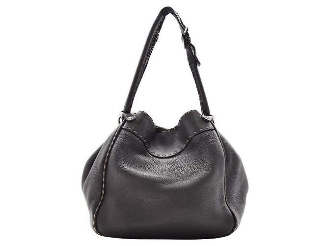 Fendi Bolso de hombro bucket Sellaria de cuero - vista 5