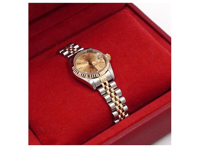 Rolex Reloj automático para mujer Lady Datejust en combinación de oro Multicolor - vista 6