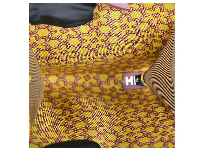 Hermès Münzbeutel Silk In App Song Weiß - Ansicht 4