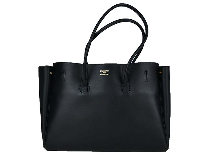 Balenciaga Borsa Tote Bel Air Carry All Borsa a Tracolla Nero - vista 3