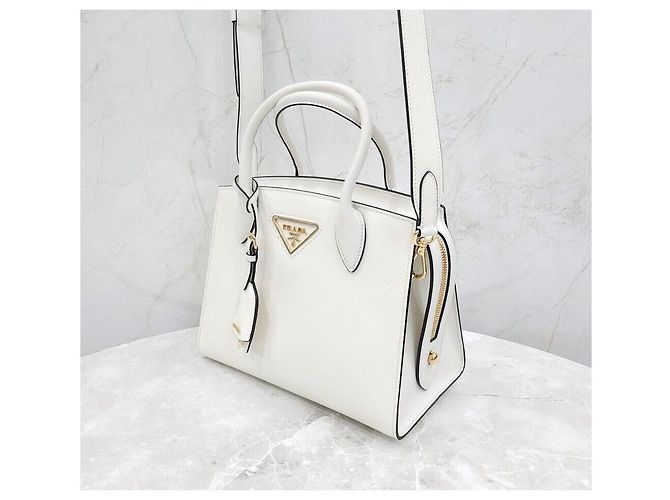 Prada Nuova Borsa a Mano Christine Saffiano - vista 2