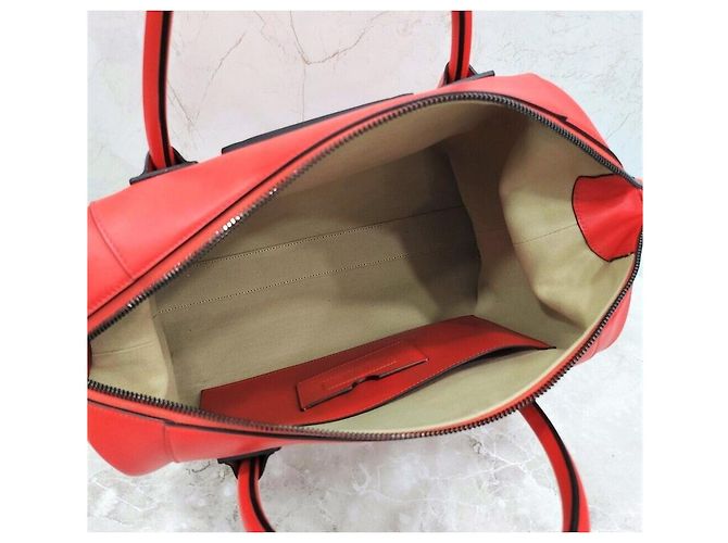 Givenchy Borsa a Tracolla Antigona in Pelle Large Rosso - vista 7