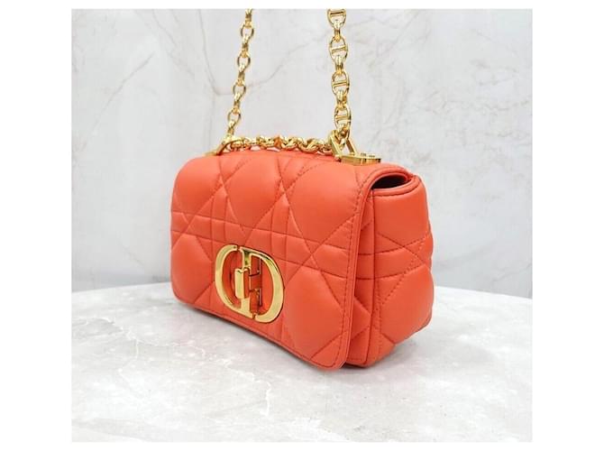 Dior Carobag Small Orange Gold Arancione - vista 2