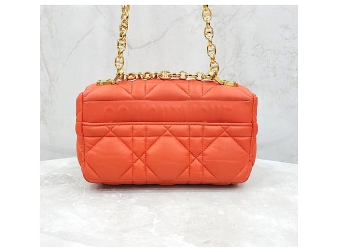 Dior Carobag Small Orange Gold Arancione - vista 3