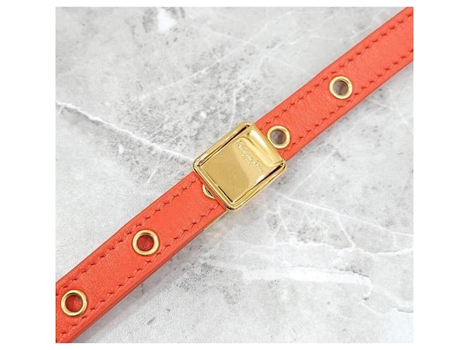 Dior Carobag Small Orange Gold Arancione - vista 4