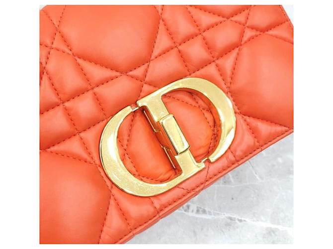 Dior Carobag Small Orange Gold Arancione - vista 5