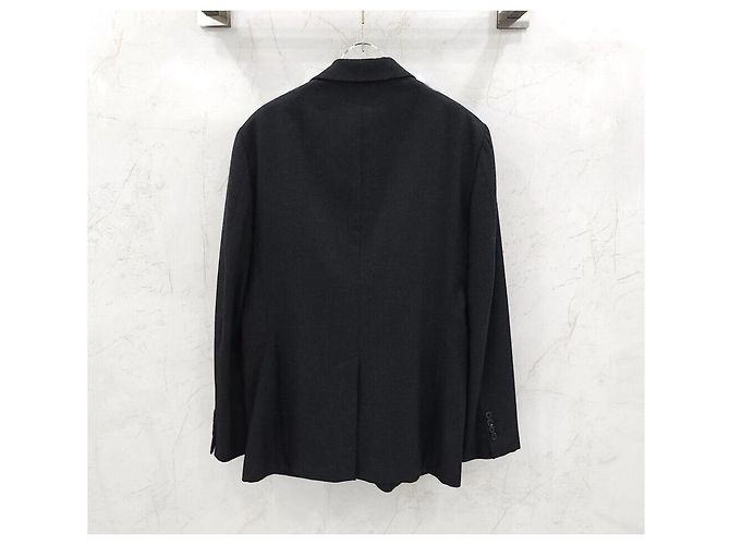 Hermès Cashmere-Blazer Jacke Schwarz - Ansicht 2