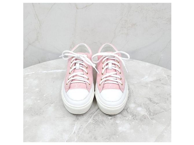 Louis Vuitton Sneakers Stellar Monogram Pink Rosa - vista 2
