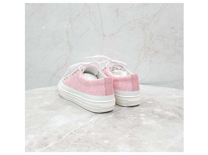 Louis Vuitton Sneakers Stellar Monogram Pink Rosa - vista 4