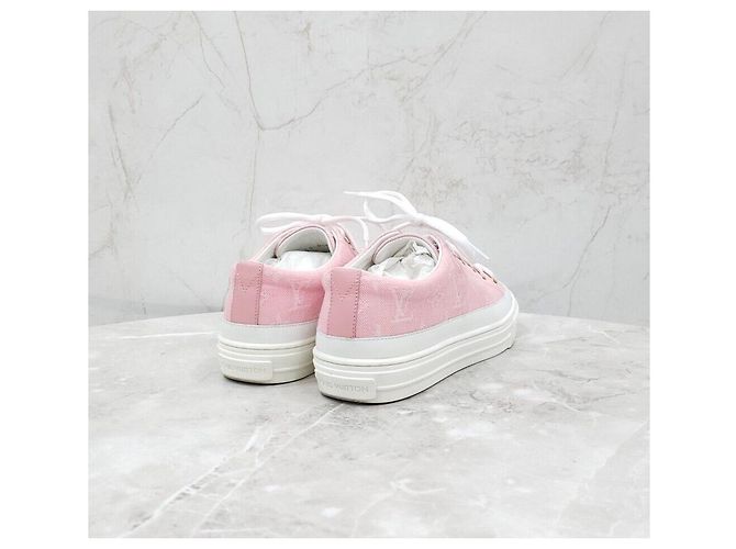 Louis Vuitton Sneakers Stellar Monogram Pink Rosa - vista 5