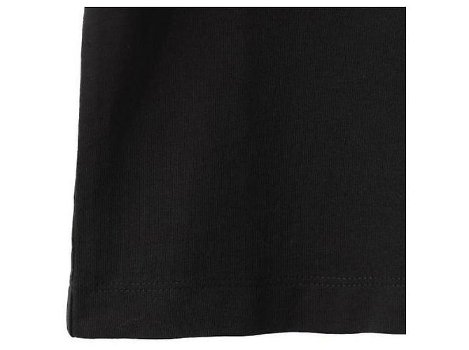 Moncler Baumwoll-T-Shirt mit Logo Schwarz - Ansicht 9