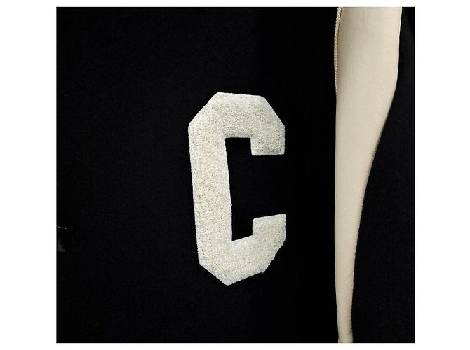 Céline Giacca Teddy con cappuccio in lana e cashmere Argento - vista 3