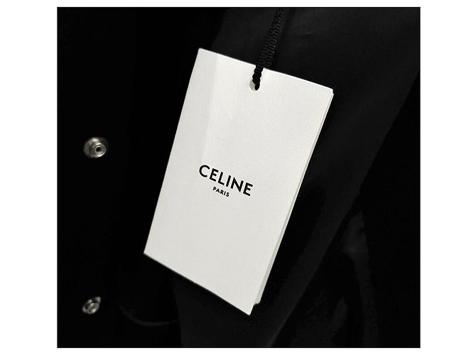 Céline Giacca Teddy con cappuccio in lana e cashmere Argento - vista 6