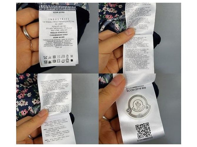 Moncler T-shirt de manga curta com flores - vista 3