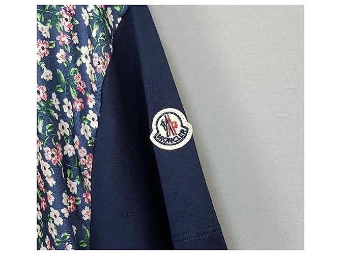Moncler T-shirt de manga curta com flores - vista 5