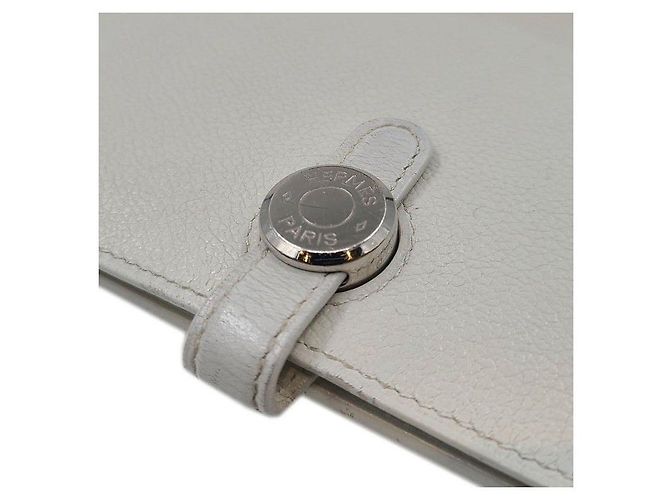 Hermès Dogon Langgeldbörse Weiß - Ansicht 4