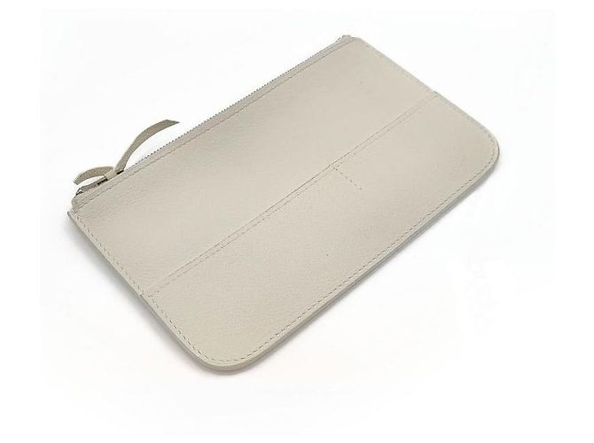 Hermès Dogon Langgeldbörse Weiß - Ansicht 9