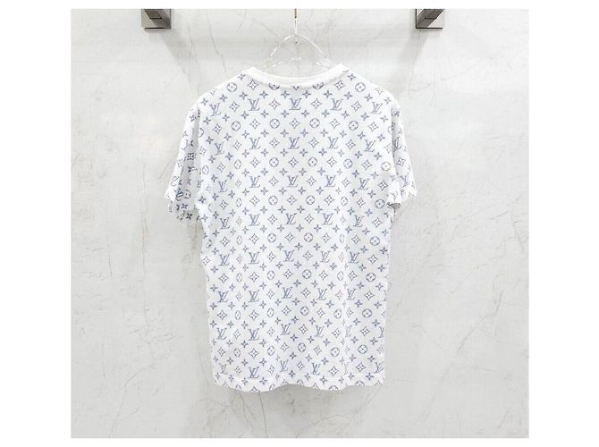 Louis Vuitton LV Escale Monogram bedrucktes T-Shirt Silber - Ansicht 2