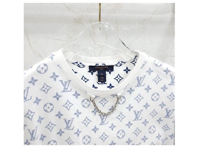 Louis Vuitton LV Escale Monogram bedrucktes T-Shirt Silber - Ansicht 3