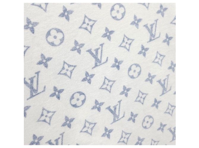 Louis Vuitton LV Escale Monogram bedrucktes T-Shirt Silber - Ansicht 4