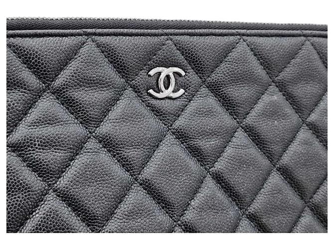 Chanel Clutch Caviar Large Nero - vista 6
