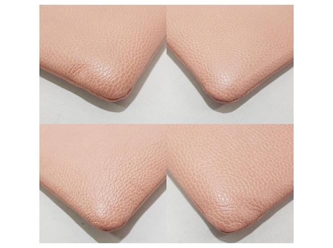 Bamboo Gucci Clutch in bambù rosa - vista 7