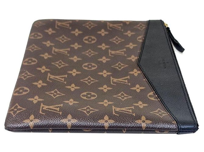 Louis Vuitton Monogram Daily Clutch Schwarz - Ansicht 3