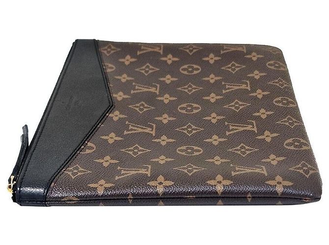 Louis Vuitton Monogram Daily Clutch Schwarz - Ansicht 4
