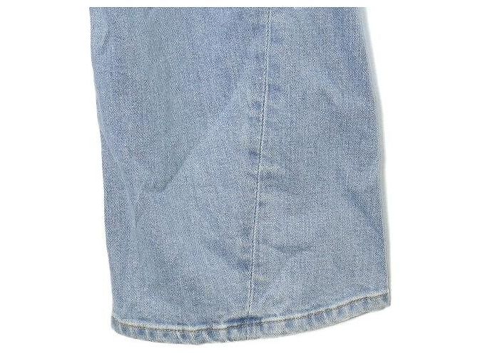 Versace Pantaloni in denim da uomo Royal Rebellion Print Blu - vista 3