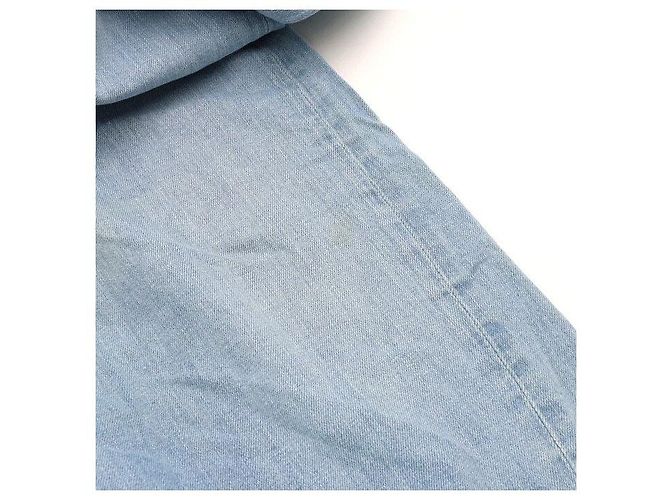 Versace Pantaloni in denim da uomo Royal Rebellion Print Blu - vista 9