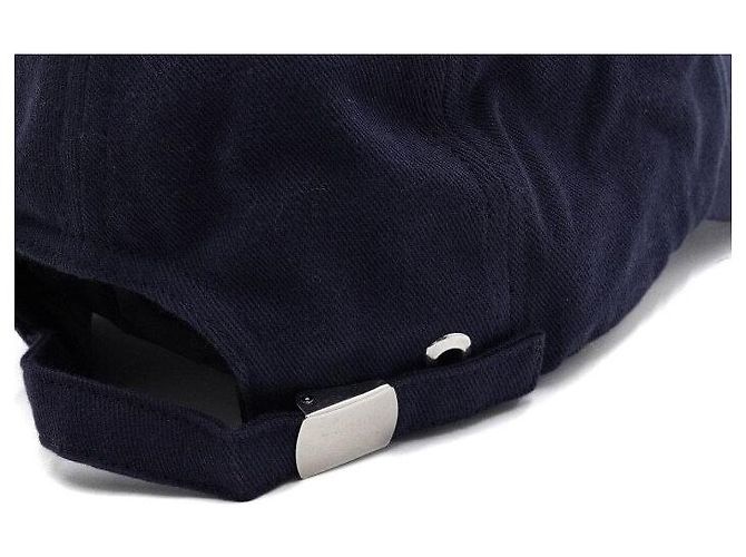 Balmain Unisex-Baseball-Kappe aus Baumwolle in Navy mit Logo - Ansicht 7