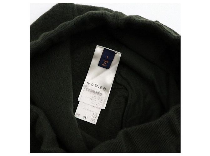 Louis Vuitton Quilted Textured Wool Men's Pants Black - view 7