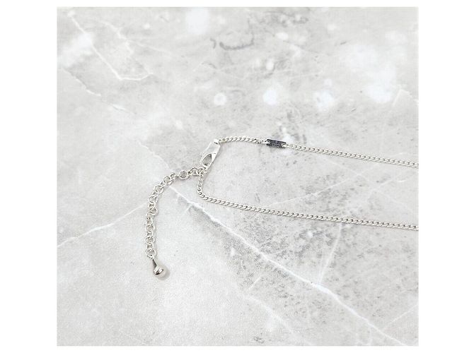 Gucci Collana con pendente GG Marmont argento - vista 6