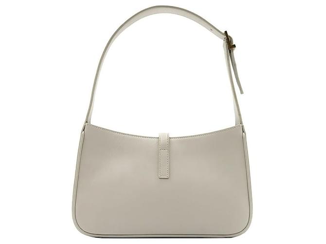 Saint Laurent Borsa a tracolla hobo monogram Bianco - vista 4