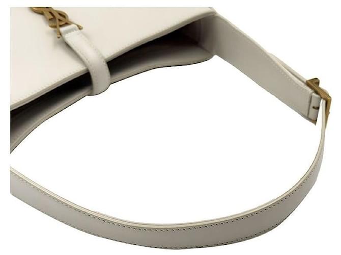 Saint Laurent Borsa a tracolla hobo monogram Bianco - vista 5