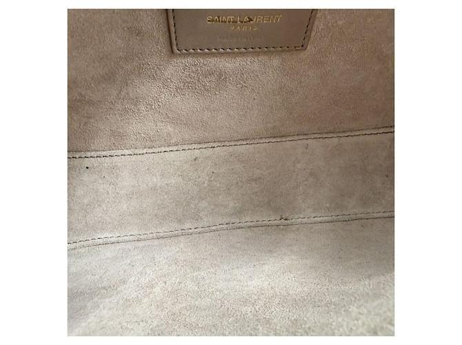 Saint Laurent Borsa a tracolla hobo monogram Bianco - vista 8