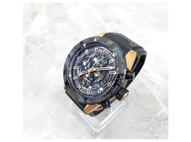 Tag Heuer Carrera Skeleton Uhr Titanium Gold Mehrfarben - Ansicht 2