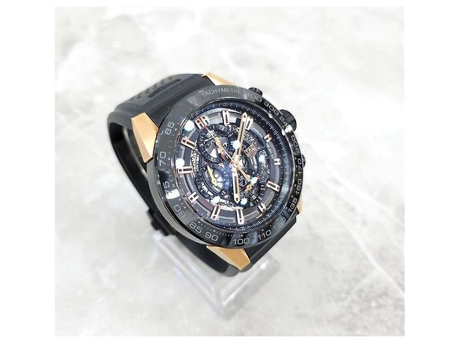 Tag Heuer Carrera Skeleton Uhr Titanium Gold Mehrfarben - Ansicht 3