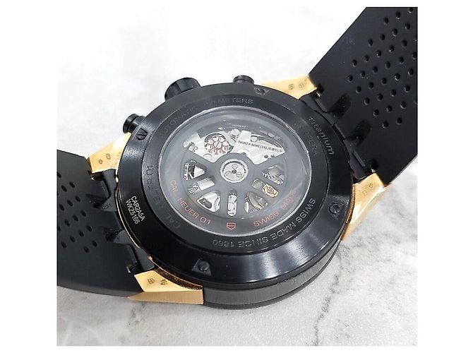 Tag Heuer Carrera Skeleton Uhr Titanium Gold Mehrfarben - Ansicht 5