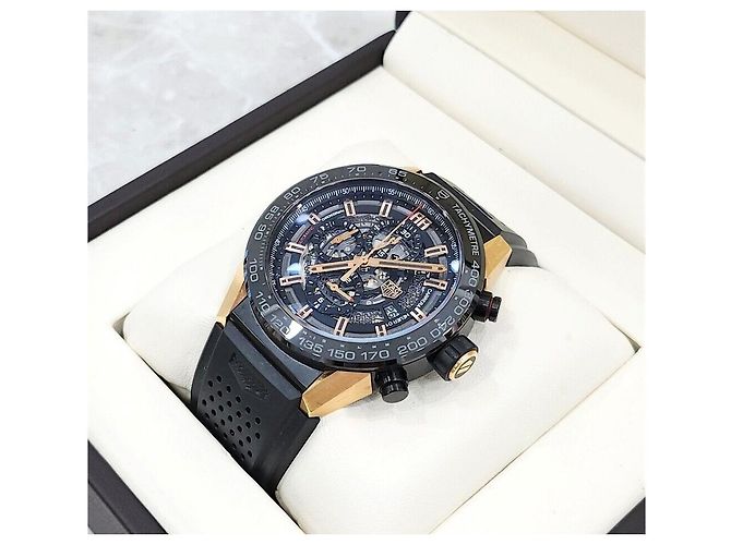 Tag Heuer Carrera Skeleton Uhr Titanium Gold Mehrfarben - Ansicht 8