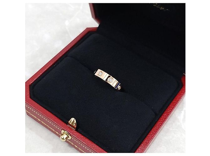 Cartier Neuer Diamond Loveband Ring Kleine Größe Silber - Ansicht 5