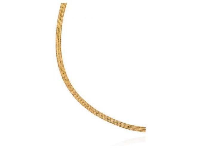 Saint Laurent Collier chaîne courte Doré - vue 4