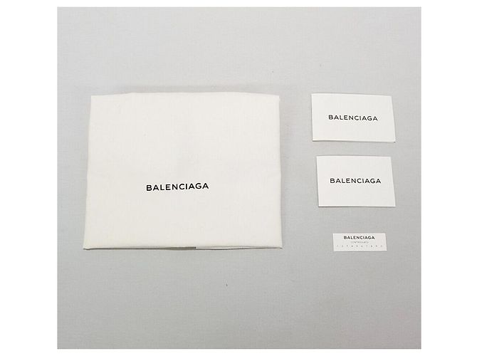 Balenciaga Clutch Classica Multi-Logo Nero - vista 10